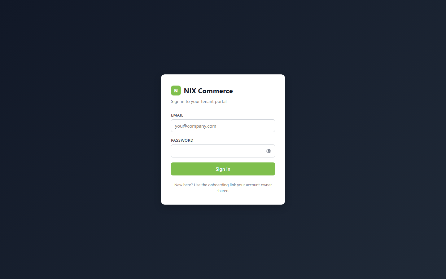 commerce login rendering on staging