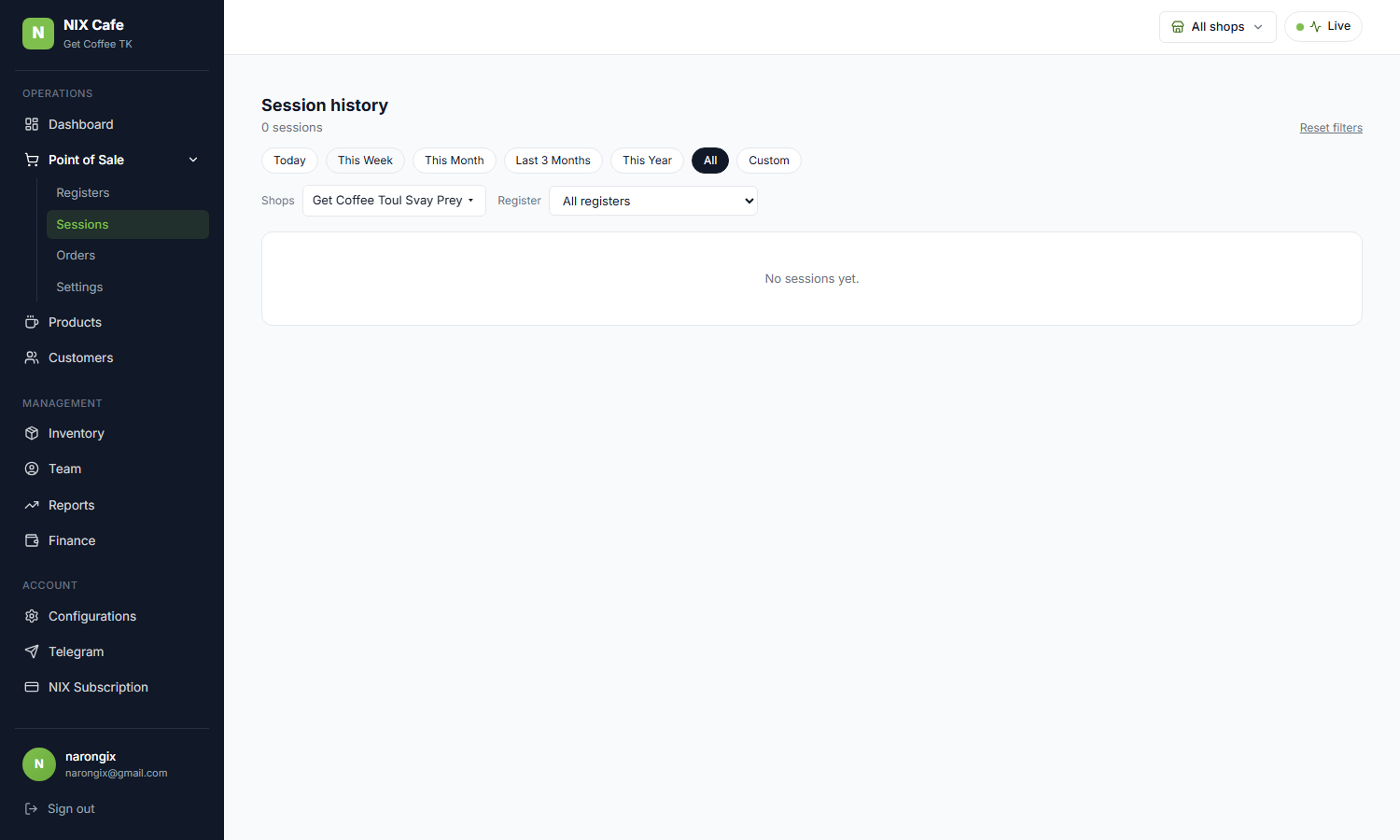 Sessions: closing the popover via a preset chip keeps both the shop filter and the preset